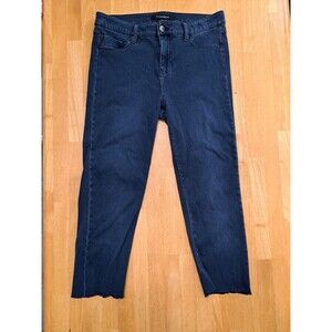 Liverpool Jeans Avenged Dark Wash Stretch Denim Women's Size 10/30 Unhemmed